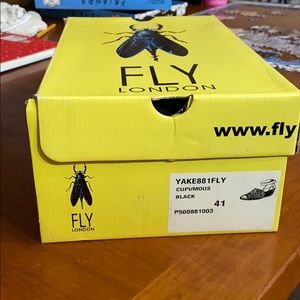 Fly London Black YAKE881FLY Size 8